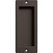 Ekena Millwork Premium 6" Flush Pull For Barn Doors 3/4" Thick or Greater, Bronze Texture GB6001FP06BZ - alternate 1